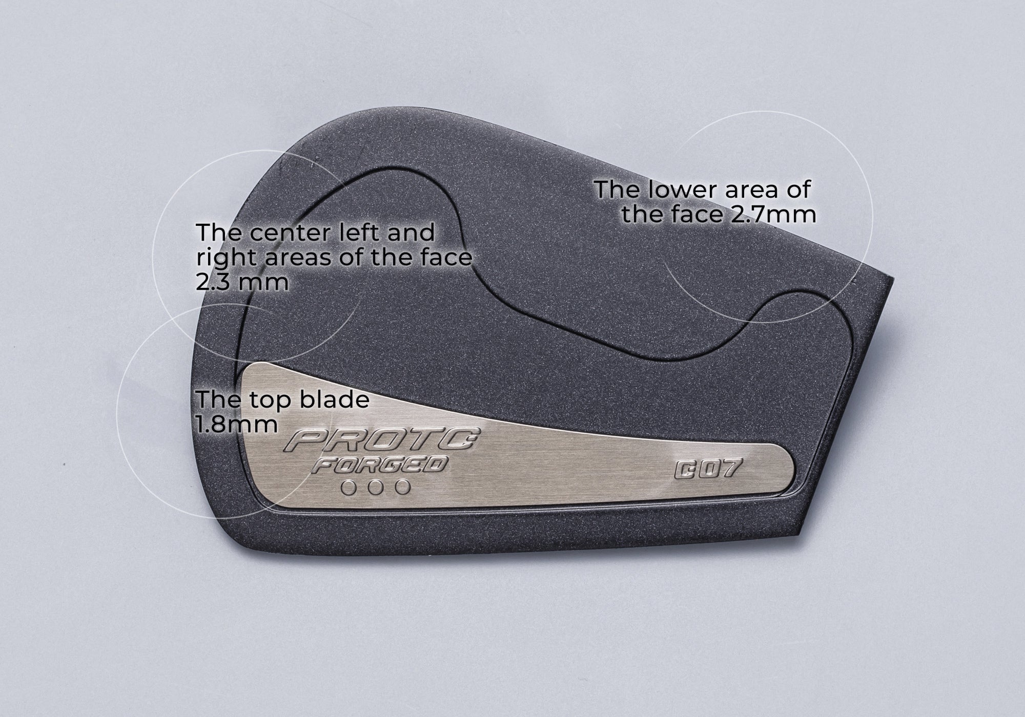 C07, c07 forged iron, golf club, PROTOCONCEPT Golf, forged irons, C07 Golf club, 07 forged iron technology