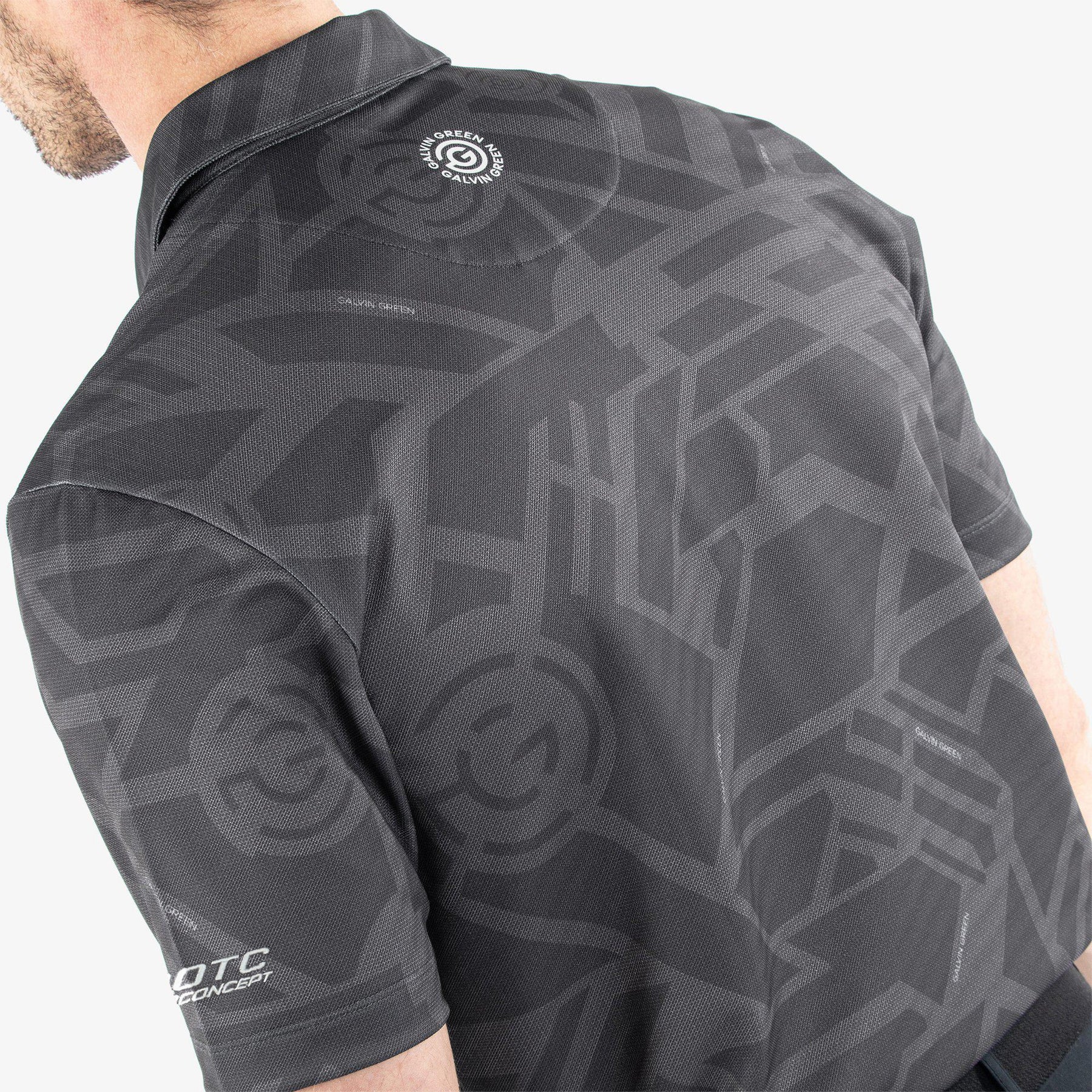 GALVIN GREEN x PROTOCONCEPT (MAZE) Breathable short sleeve golf shirt