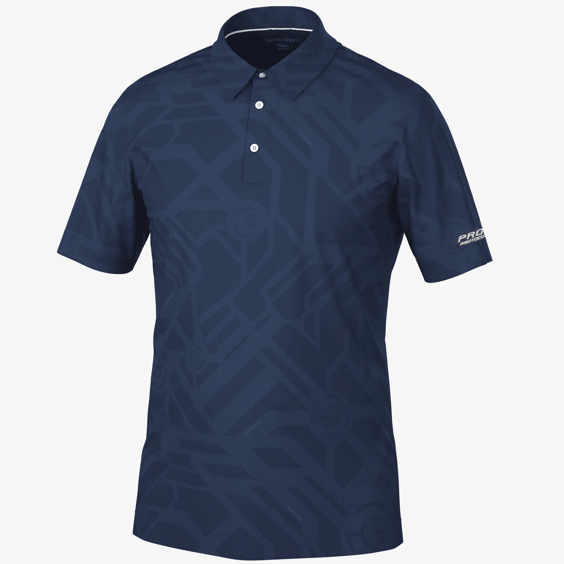 GALVIN GREEN x PROTOCONCEPT (MAZE) Breathable short sleeve golf shirt